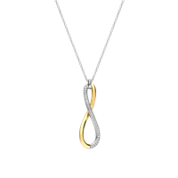 Halskette Ti Sento Milano Dame in Silber Zircone 34132ZY/42